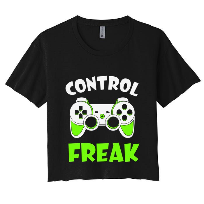 Large Game Console Controller Control Freak Gift Crop Top