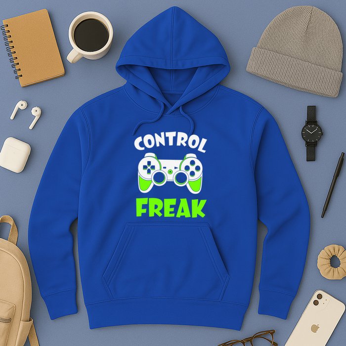 Large Game Console Controller Control Freak Gift Hoodie
