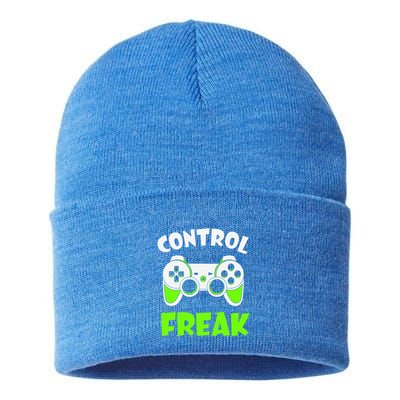 Large Game Console Controller Control Freak Gift Sustainable Knit Beanie