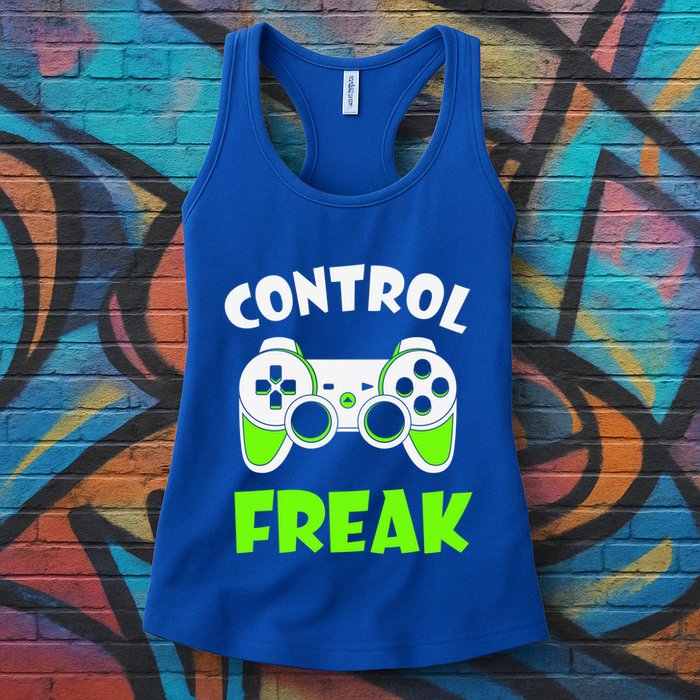 Large Game Console Controller Control Freak Gift Womens Tank Top