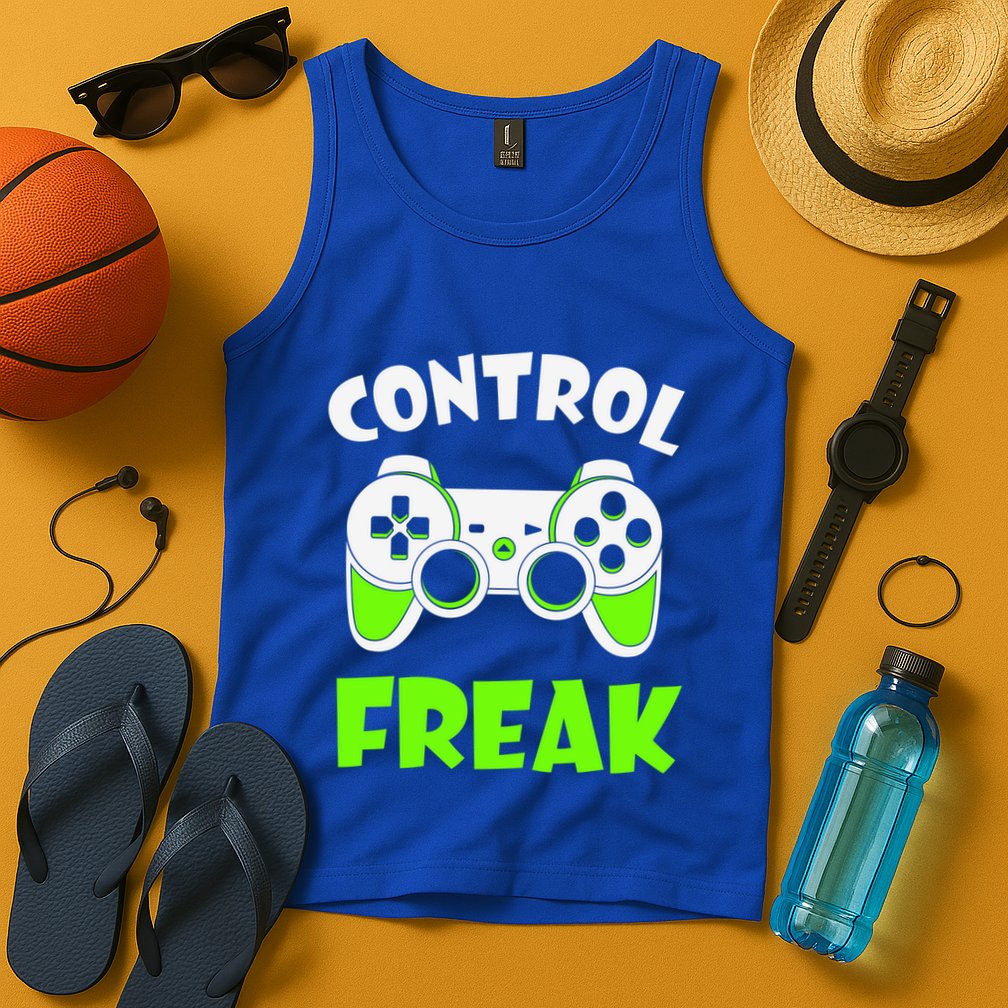 Large Game Console Controller Control Freak Gift Tank Top