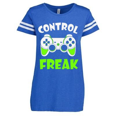 Large Game Console Controller Control Freak Gift Enza Ladies Jersey Football T-Shirt