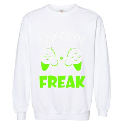 Large Game Console Controller Control Freak Gift Garment-Dyed Sweatshirt