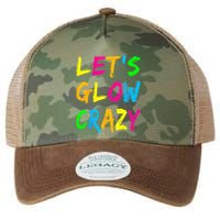 Let's Glow Crazy Glow Party 80s Retro Costume Party Lover  Legacy Tie Dye Trucker Hat