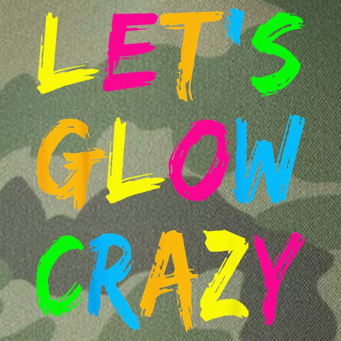 Let's Glow Crazy Glow Party 80s Retro Costume Party Lover  Legacy Tie Dye Trucker Hat