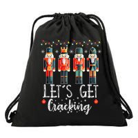 Lets Get Cracking Christmas Nutcracker Ballet Drawstring Bag