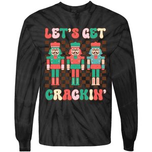 LetS Get Crackin Nutcracker Print Tie-Dye Long Sleeve Shirt