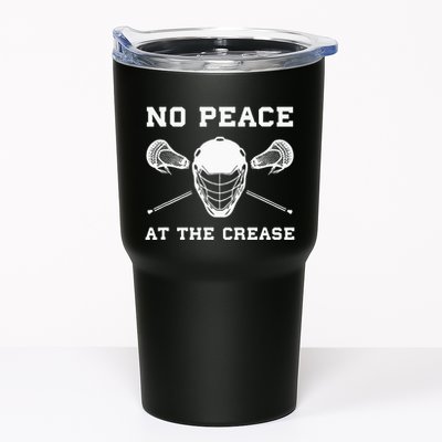 Lacrosse Goalie Crease Funny Lax Tumbler