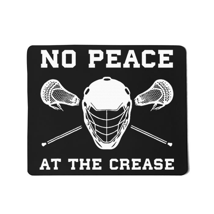 Lacrosse Goalie Crease Funny Lax Mousepad