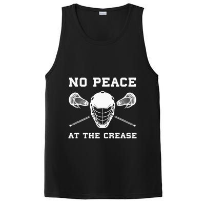 Lacrosse Goalie Crease Funny Lax PosiCharge Competitor Tank