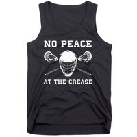 Lacrosse Goalie Crease Funny Lax Tank Top