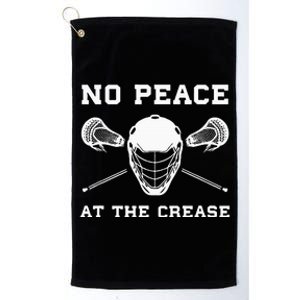 Lacrosse Goalie Crease Funny Lax Platinum Collection Golf Towel