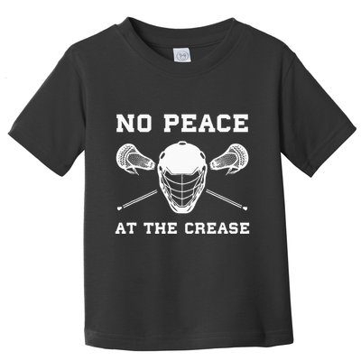 Lacrosse Goalie Crease Funny Lax Toddler T-Shirt