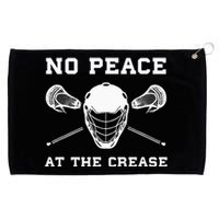 Lacrosse Goalie Crease Funny Lax Grommeted Golf Towel