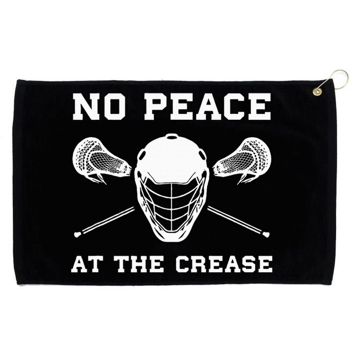 Lacrosse Goalie Crease Funny Lax Grommeted Golf Towel