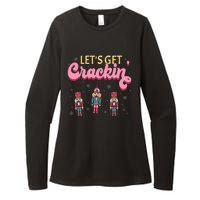 Lets Get Crackin Three Nutcrackers Christmas Womens CVC Long Sleeve Shirt