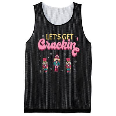 Lets Get Crackin Three Nutcrackers Christmas Mesh Reversible Basketball Jersey Tank