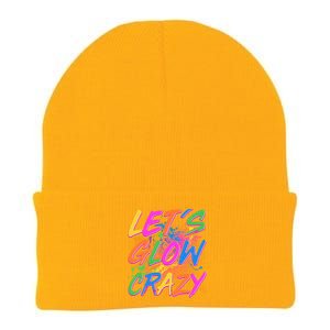 Let's Glow Crazy Knit Cap Winter Beanie