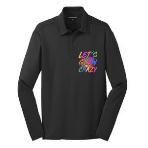 Let's Glow Crazy Silk Touch Performance Long Sleeve Polo