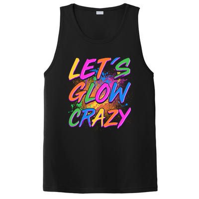 Let's Glow Crazy PosiCharge Competitor Tank