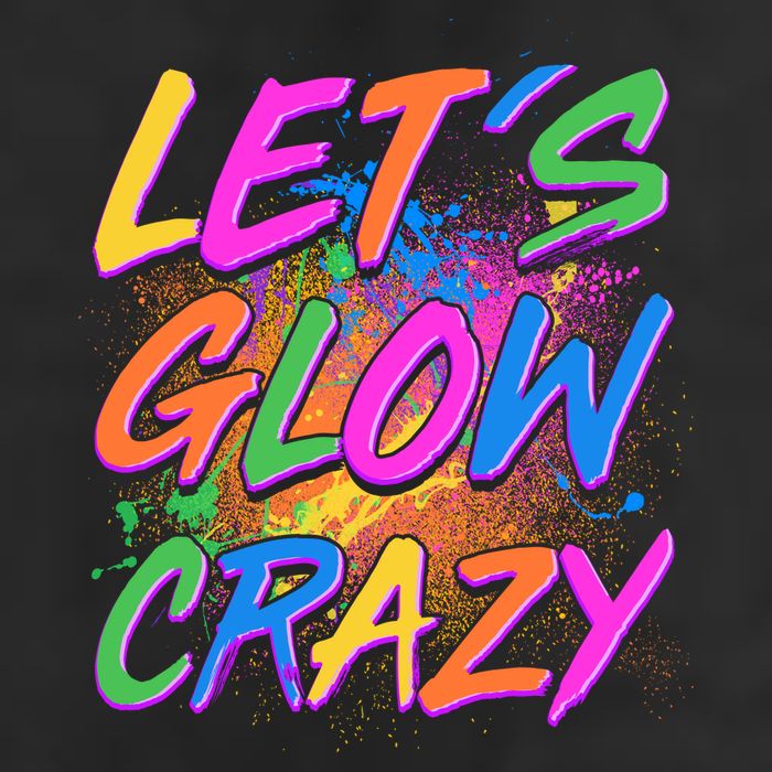 Let's Glow Crazy Golf Towel