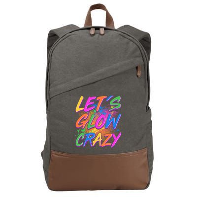 Let's Glow Crazy Cotton Canvas Backpack