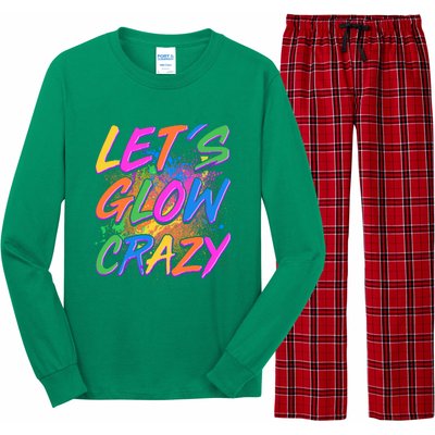 Let's Glow Crazy Long Sleeve Pajama Set