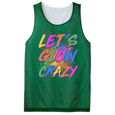 Let's Glow Crazy Mesh Reversible Basketball Jersey Tank