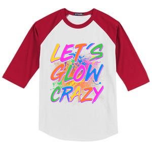 Let's Glow Crazy Kids Colorblock Raglan Jersey