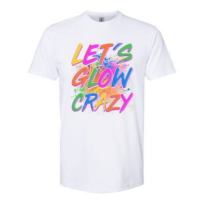 Let's Glow Crazy Softstyle® CVC T-Shirt