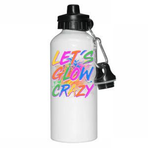 Let's Glow Crazy Aluminum Water Bottle