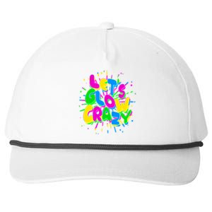 Lets Glow Crazy Snapback Five-Panel Rope Hat