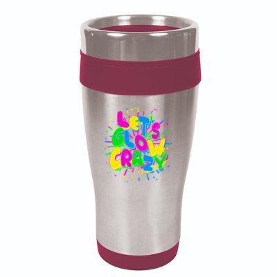 Lets Glow Crazy 16oz Travel Tumbler