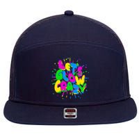 Lets Glow Crazy 7 Panel Mesh Trucker Snapback Hat