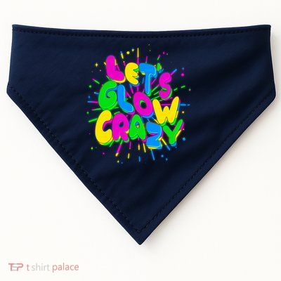 Lets Glow Crazy USA-Made Doggie Bandana