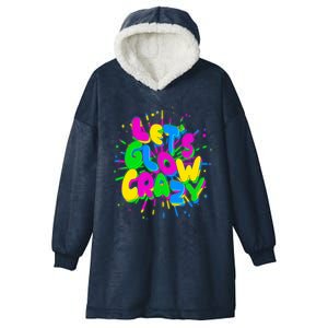 Lets Glow Crazy Hooded Wearable Blanket