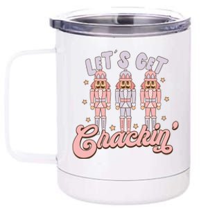 LetS Get Cracking Christmas Nutcracker Ballet Festive Gift 12 oz Stainless Steel Tumbler Cup