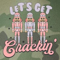 Let's Get Crackin Ballet Christmas Nutcracker Funny Xmas Legacy Tie Dye Trucker Hat