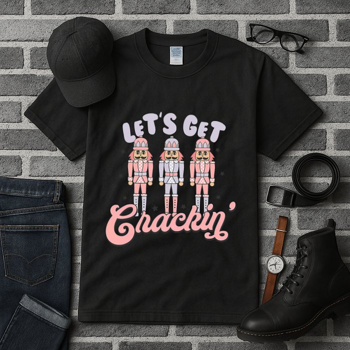 Let's Get Crackin Ballet Christmas Nutcracker Funny Xmas Tall T-Shirt