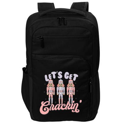 Let's Get Crackin Ballet Christmas Nutcracker Funny Xmas Impact Tech Backpack