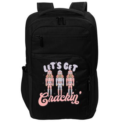 Let's Get Crackin Ballet Christmas Nutcracker Funny Xmas Impact Tech Backpack