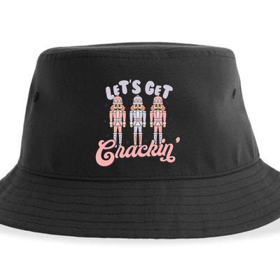 Let's Get Crackin Ballet Christmas Nutcracker Funny Xmas Sustainable Bucket Hat