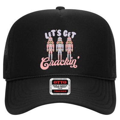 Let's Get Crackin Ballet Christmas Nutcracker Funny Xmas Trucker Hat