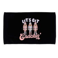 Let's Get Crackin Ballet Christmas Nutcracker Funny Xmas Microfiber Hand Towel