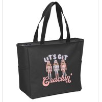 Let's Get Crackin Ballet Christmas Nutcracker Funny Xmas Zip Tote Bag