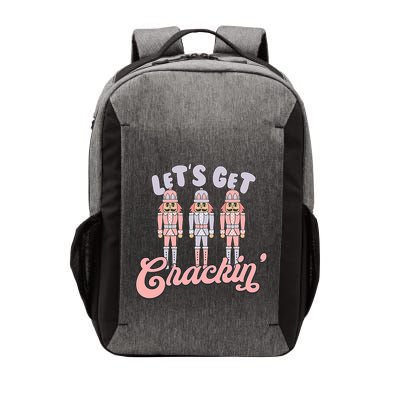 Let's Get Crackin Ballet Christmas Nutcracker Funny Xmas Vector Backpack