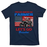 Let's Go Conservative US Flag Proud American Farmer Brandon T-Shirt