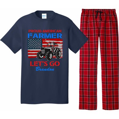 Let's Go Conservative US Flag Proud American Farmer Brandon Pajama Set