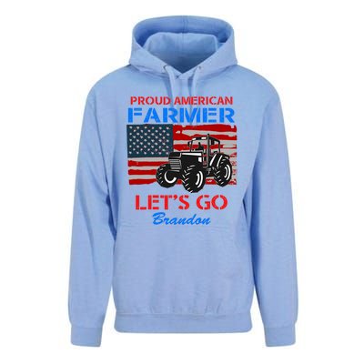 Let's Go Conservative US Flag Proud American Farmer Brandon Unisex Surf Hoodie