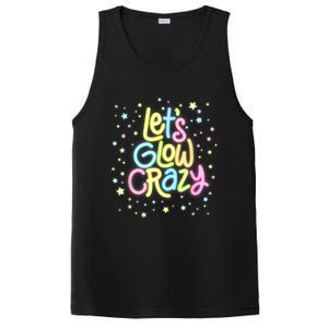 Lets Glow Crazy In Bright Colors Dance Wear 80s And 90s PosiCharge Competitor Tank